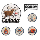 Canadian iron on patch bundle from Bone and Bred