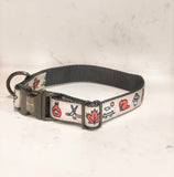 Canada day dog collar from Canadian dog brand Bone and Bred