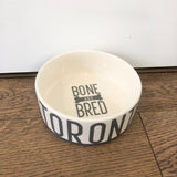 Toronto dog bowl from Bone and Bred